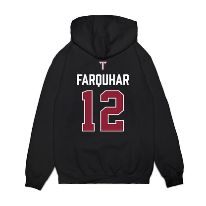 Troy - NCAA Baseball : Tate Farquhar - College World Series Premium Hooded Sweatshirt-1