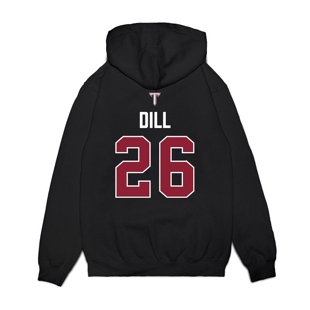 Troy - NCAA Baseball : Matthew Dill - College World Series Premium Hooded Sweatshirt-1