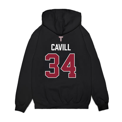 Troy - NCAA Baseball : Blake Cavill - College World Series Premium Hooded Sweatshirt-1