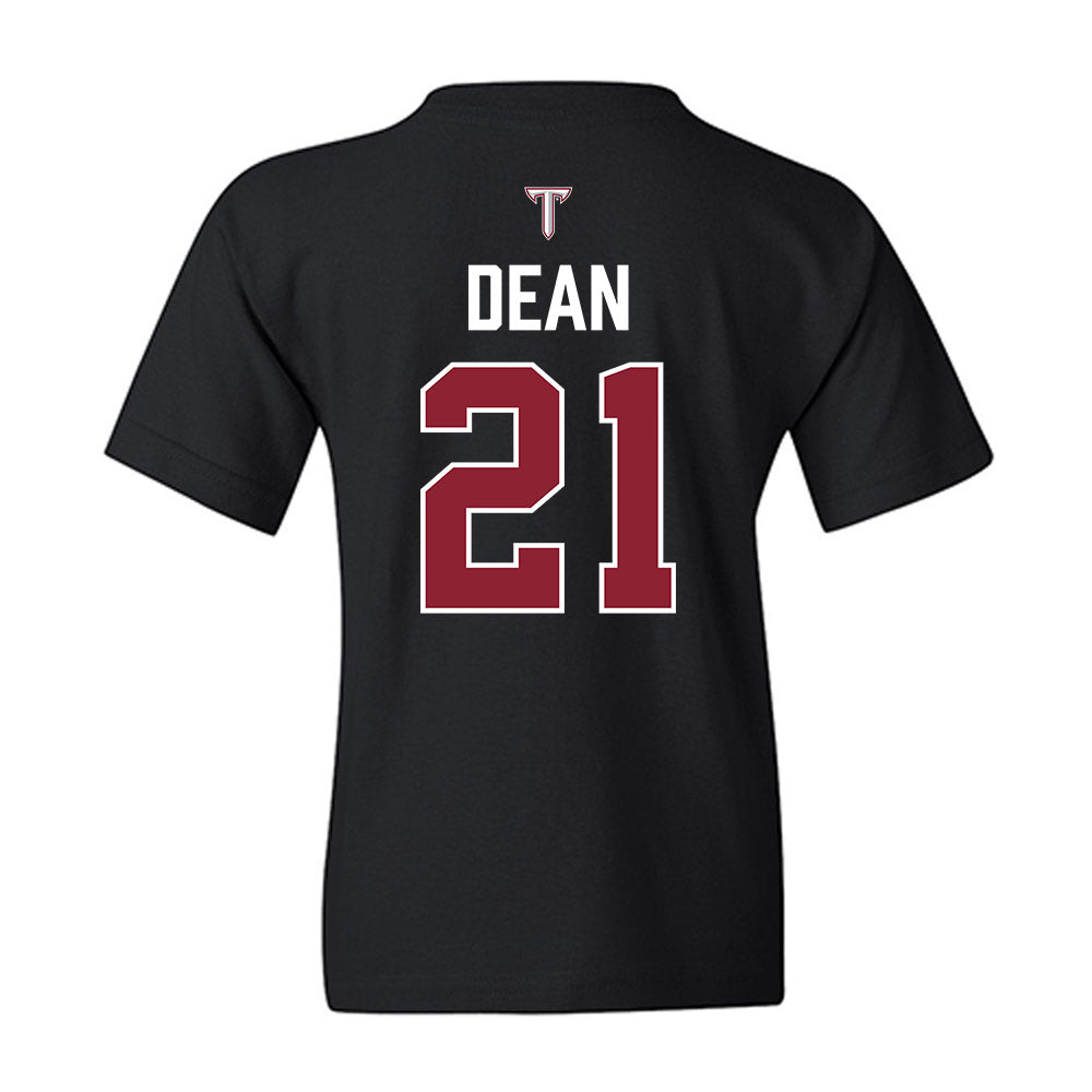 Troy - NCAA Baseball : Blake Dean - College World Series Youth T-Shirt-1