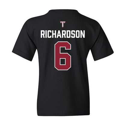 Troy - NCAA Baseball : Brady Richardson - College World Series Youth T-Shirt-1