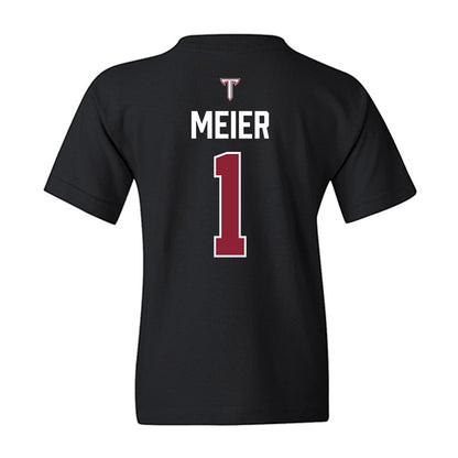 Troy - NCAA Baseball : Steven Meier - College World Series Youth T-Shirt-1