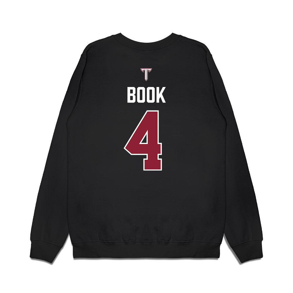 Troy - NCAA Baseball : Nolan Book - College World Series Premium Crewneck Sweatshirt-1
