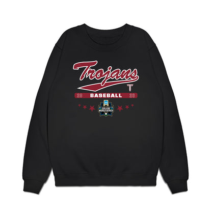 Troy - NCAA Baseball : Tommy Egan - College World Series Premium Crewneck Sweatshirt-0