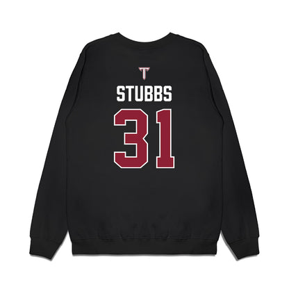 Troy - NCAA Baseball : Benjamin Stubbs - College World Series Premium Crewneck Sweatshirt-1
