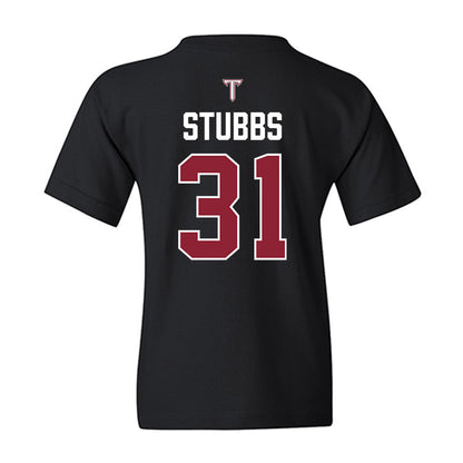 Troy - NCAA Baseball : Benjamin Stubbs - College World Series Youth T-Shirt-1