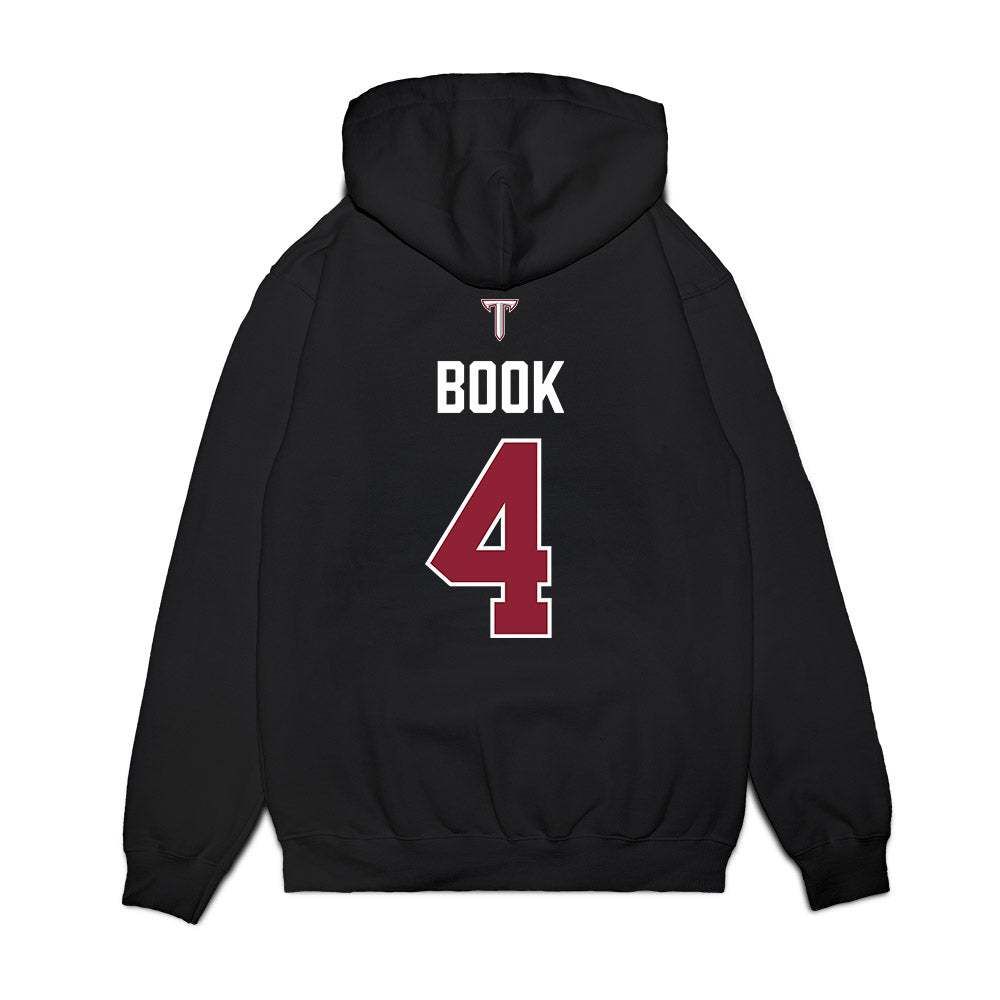 Troy - NCAA Baseball : Nolan Book - College World Series Premium Hooded Sweatshirt-1