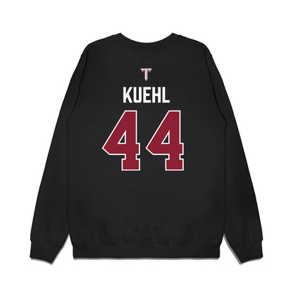 Troy - NCAA Baseball : Dillon Kuehl - College World Series Premium Crewneck Sweatshirt-1