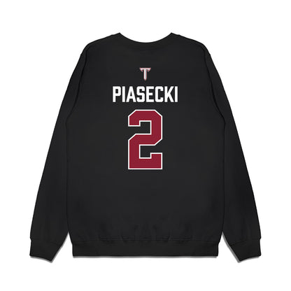 Troy - NCAA Baseball : Aaron Piasecki - College World Series Premium Crewneck Sweatshirt-1