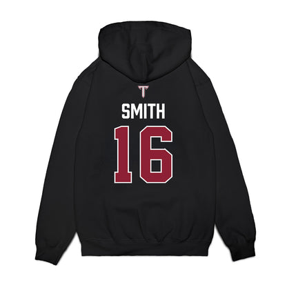 Troy - NCAA Baseball : Hayden Smith - College World Series Premium Hooded Sweatshirt-1