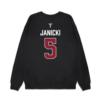 Troy - NCAA Baseball : James Janicki - College World Series Premium Crewneck Sweatshirt-1