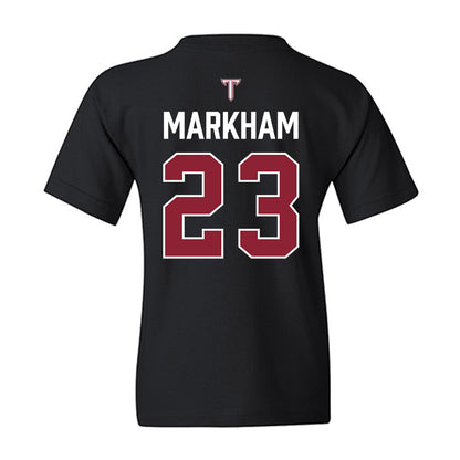 Troy - NCAA Baseball : Houston Markham - College World Series Youth T-Shirt-1