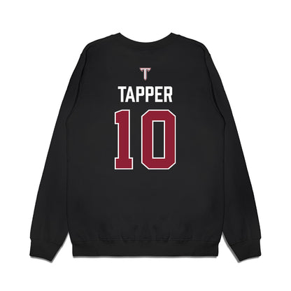 Troy - NCAA Baseball : Brock Tapper - College World Series Premium Crewneck Sweatshirt-1