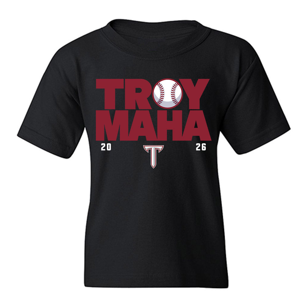Troy - NCAA Baseball : Blake Dean - College World Series Youth T-Shirt-0