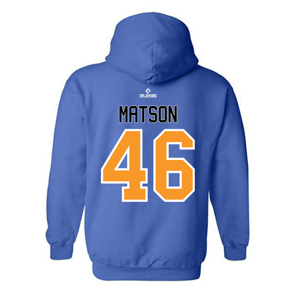 Akron Rubber Ducks - MILB Baseball : Sean Matson - Hooded Sweatshirt-1