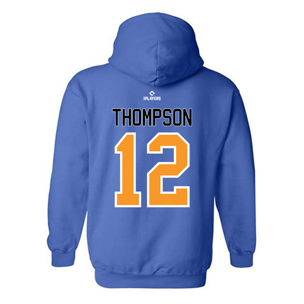 Akron Rubber Ducks - MILB Baseball : Bennett Thompson - Hooded Sweatshirt-1