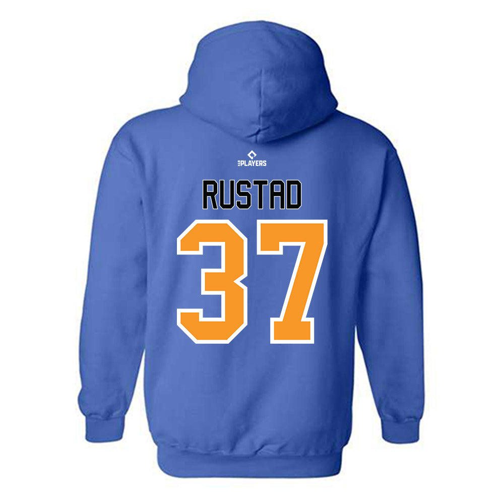 Akron Rubber Ducks - MILB Baseball : Carter Rustad - Hooded Sweatshirt-1
