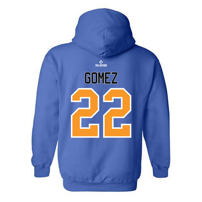 Akron Rubber Ducks - MILB Baseball : Franklin Gomez - Hooded Sweatshirt-1
