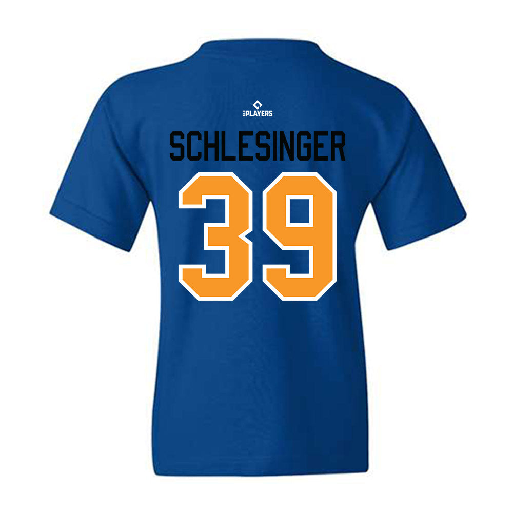 Akron Rubber Ducks - MILB Baseball : Rafe Schlesinger - Youth T-Shirt-1