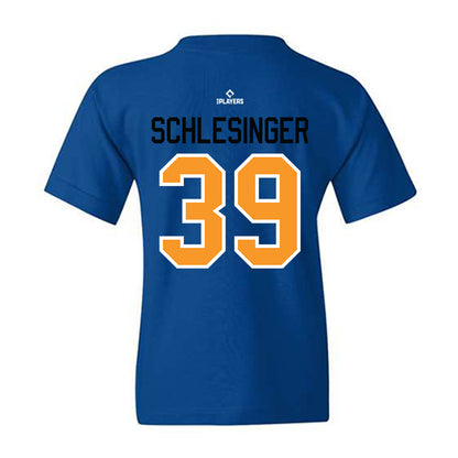 Akron Rubber Ducks - MILB Baseball : Rafe Schlesinger - Youth T-Shirt-1