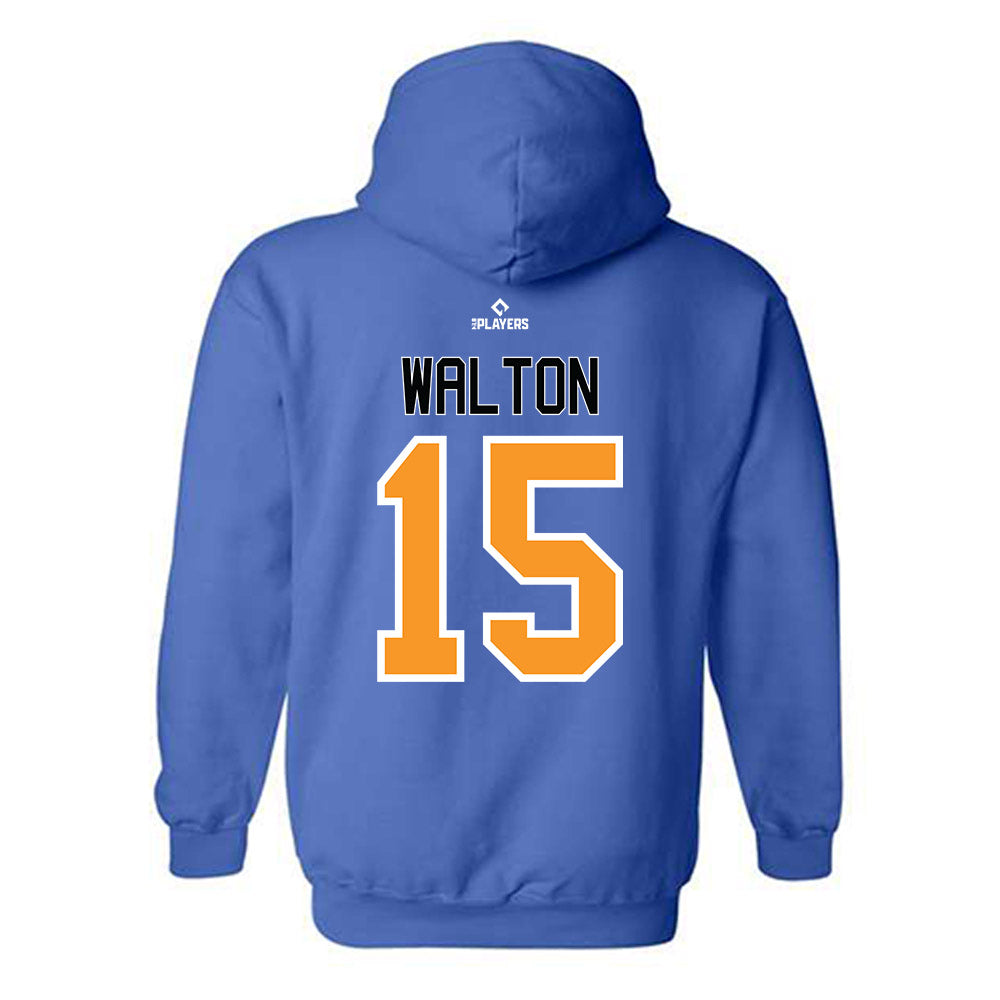 Akron Rubber Ducks - MILB Baseball : Aaron Walton - Hooded Sweatshirt-1