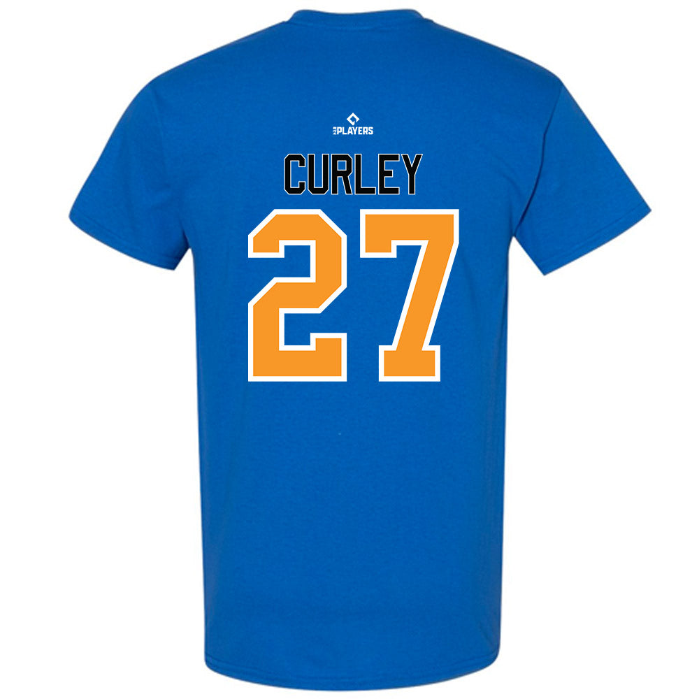 Akron Rubber Ducks - MILB Baseball : Dean Curley - T-Shirt-1