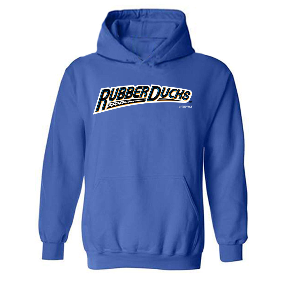 Akron Rubber Ducks - MILB Baseball : Dean Curley - Hooded Sweatshirt-0
