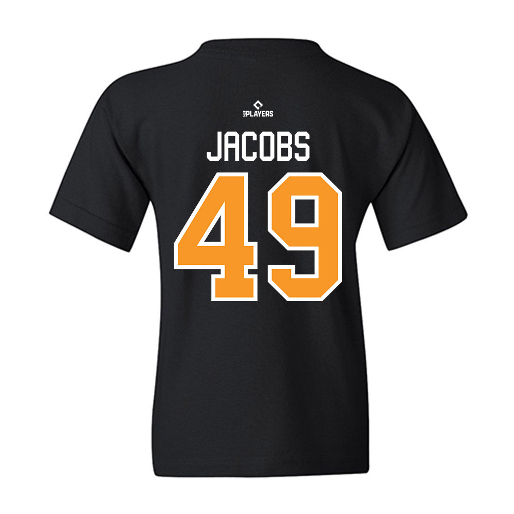 Akron Rubber Ducks - MILB Baseball : Zach Jacobs - Youth T-Shirt-1