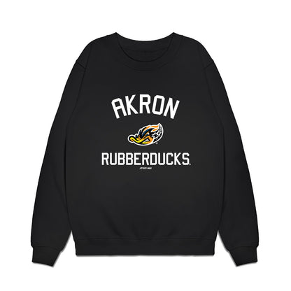 Akron Rubber Ducks - MILB Baseball : Carter Rustad - Premium Crewneck Sweatshirt-0