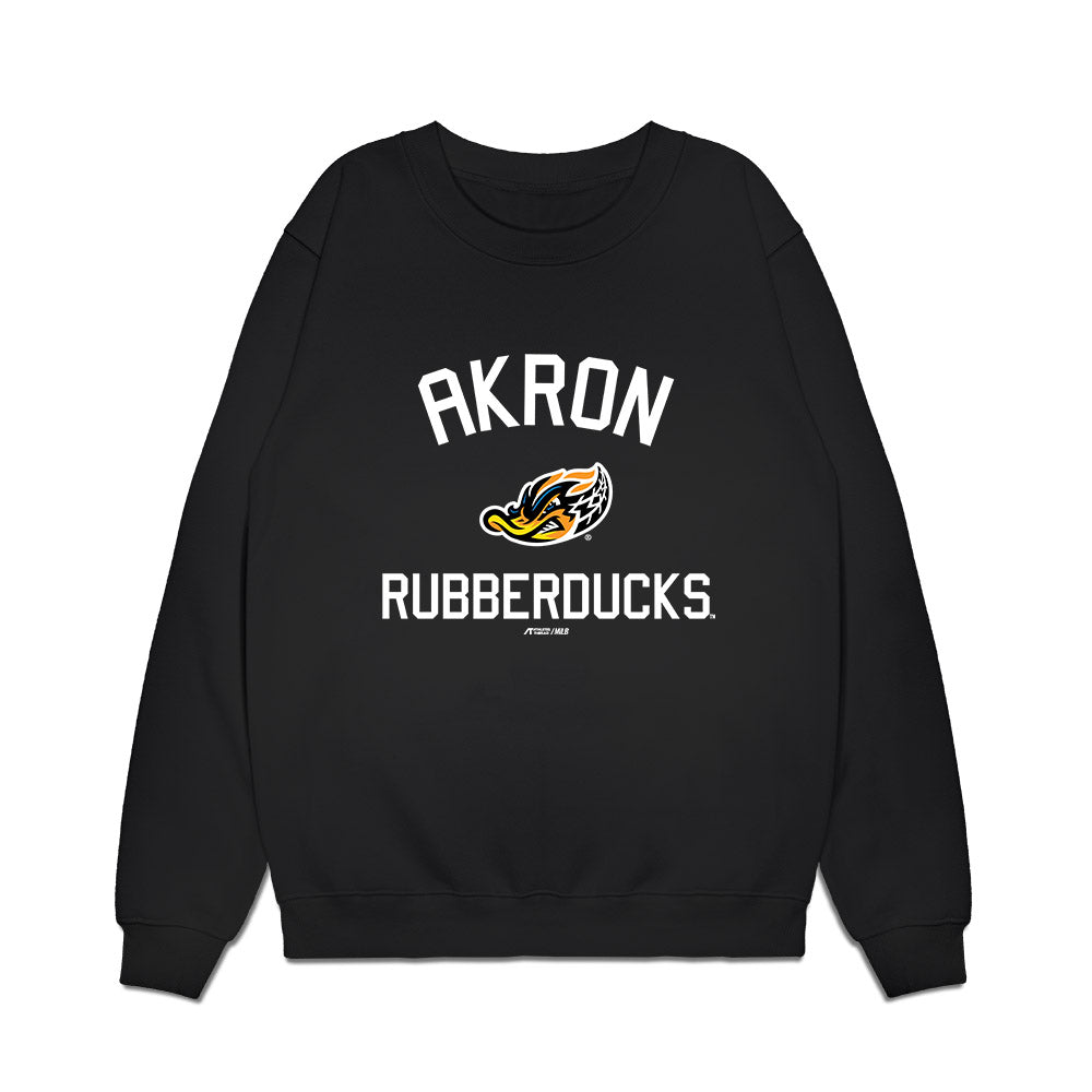 Akron Rubber Ducks - MILB Baseball : Bennett Thompson - Premium Crewneck Sweatshirt-0