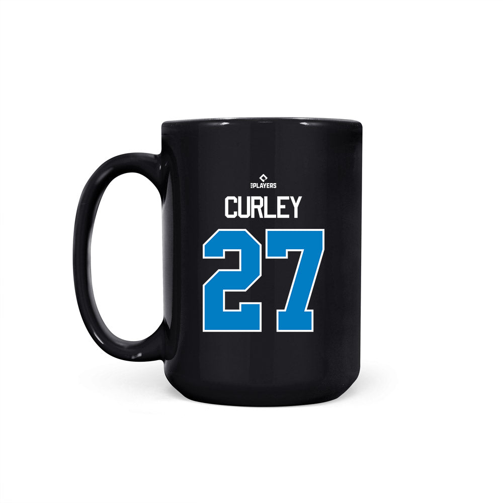 Akron Rubber Ducks - MILB Baseball : Dean Curley - Coffee Mug-1
