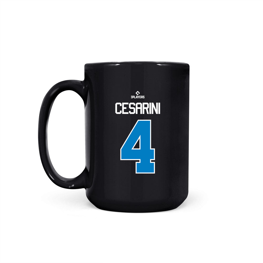 Akron Rubber Ducks - MILB Baseball : Ryan Cesarini - Coffee Mug-1