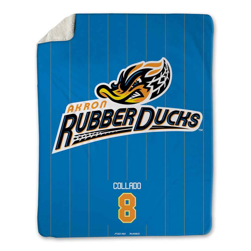 Akron Rubber Ducks - MILB Baseball : Maick Collado - Blanket-0