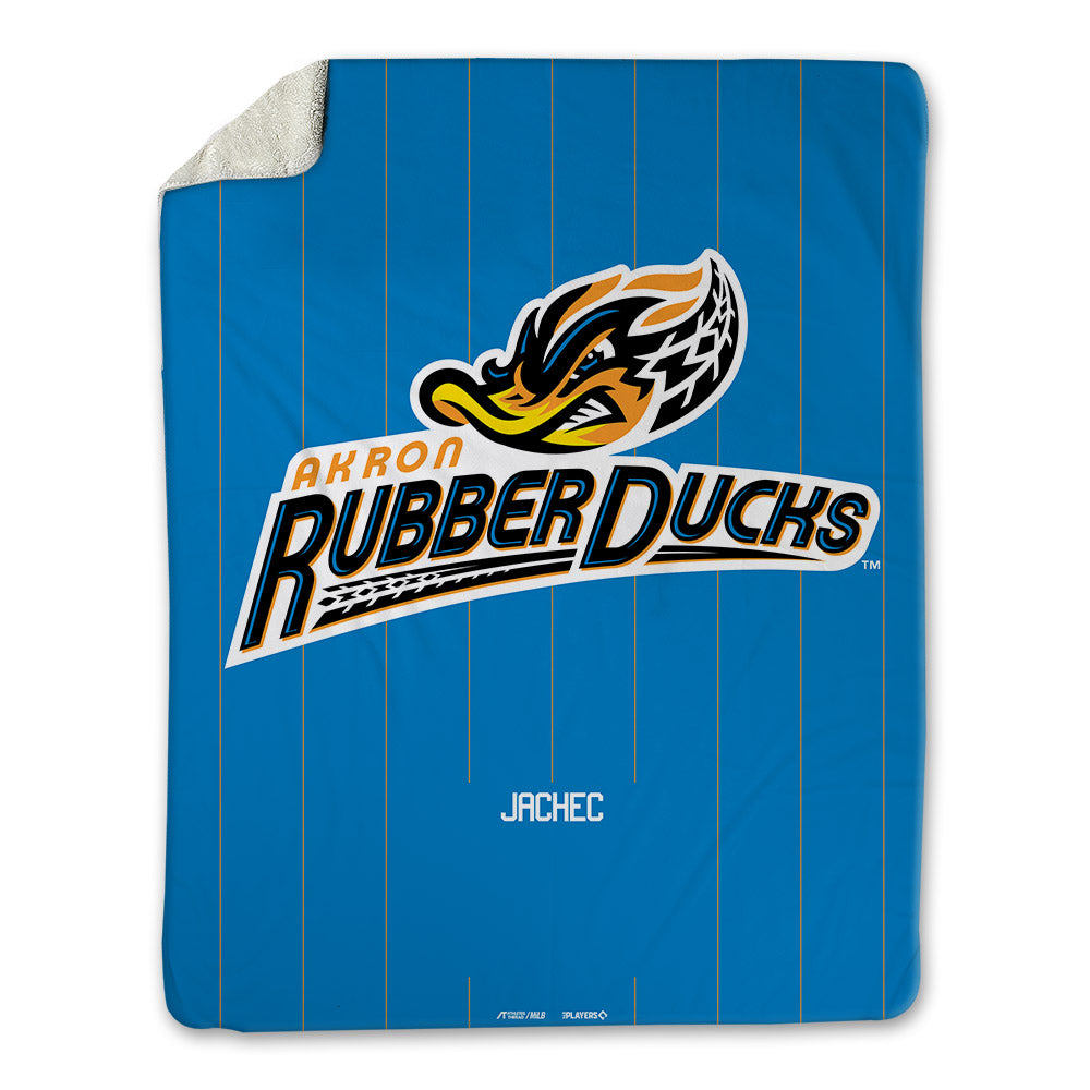 Akron Rubber Ducks - MILB Baseball : Matt Jachec - Blanket-0