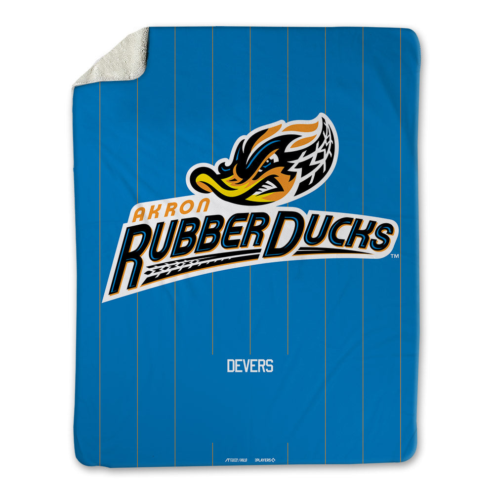 Akron Rubber Ducks - MILB Baseball : Jose Devers - Blanket-0