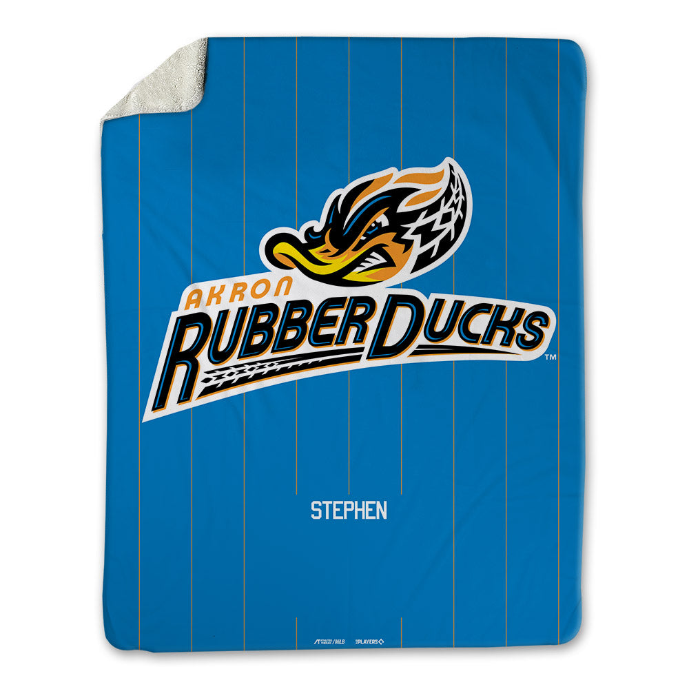 Akron Rubber Ducks - MILB Baseball : Khal Stephen - Blanket-0