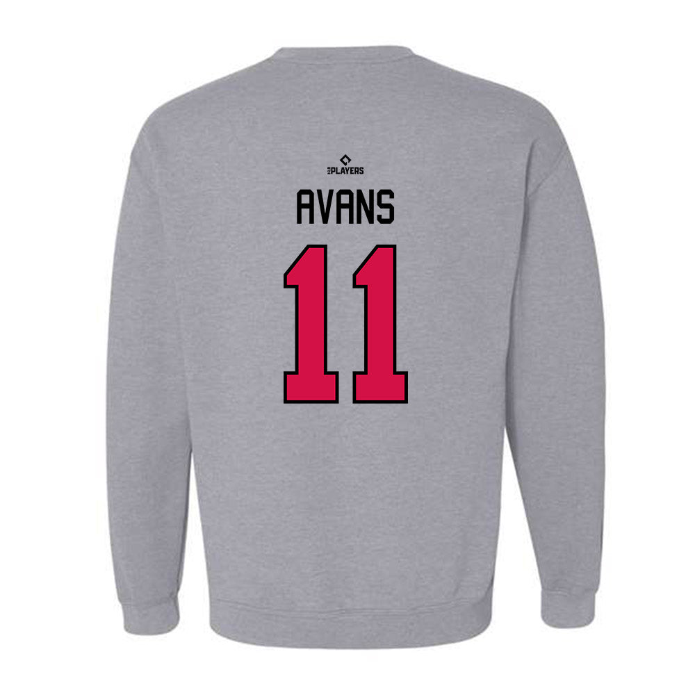 Albuquerque Topes - MILB Baseball : Drew Avans - Crewneck Sweatshirt-1