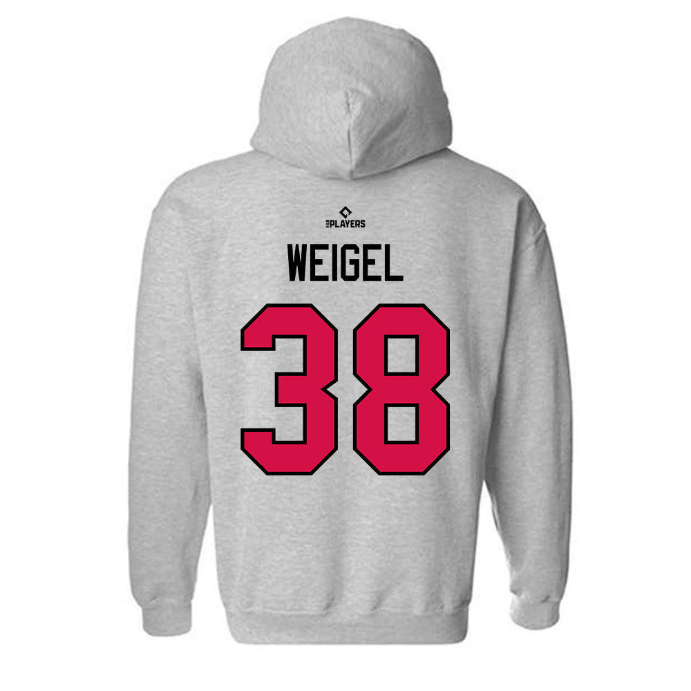 Albuquerque Topes - MILB Baseball : Patrick Weigel - Hooded Sweatshirt-1