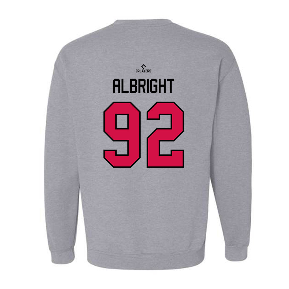 Albuquerque Topes - MILB Baseball : Mason Albright - Crewneck Sweatshirt-1