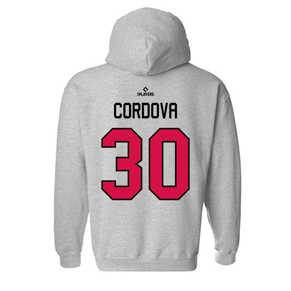 Albuquerque Topes - MILB Baseball : Jose Cordova - Hooded Sweatshirt-1