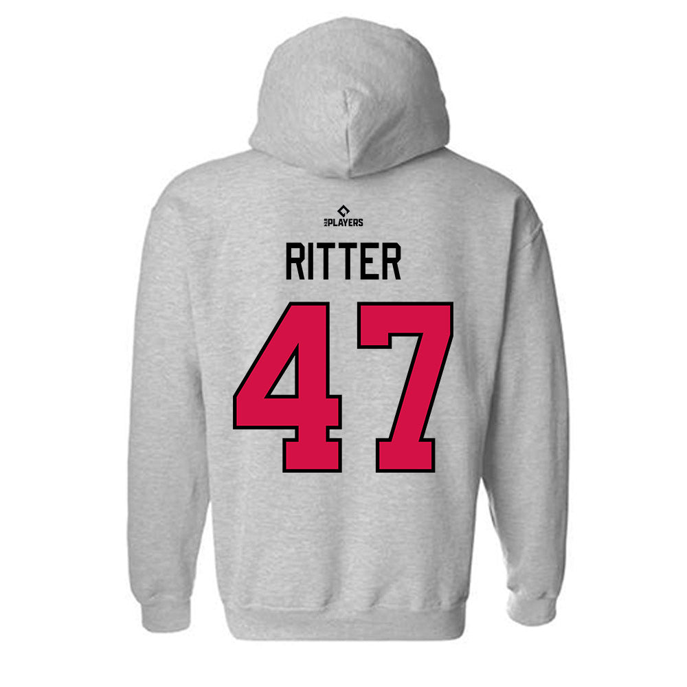 Albuquerque Topes - MILB Baseball : Ryan Ritter - Hooded Sweatshirt-1