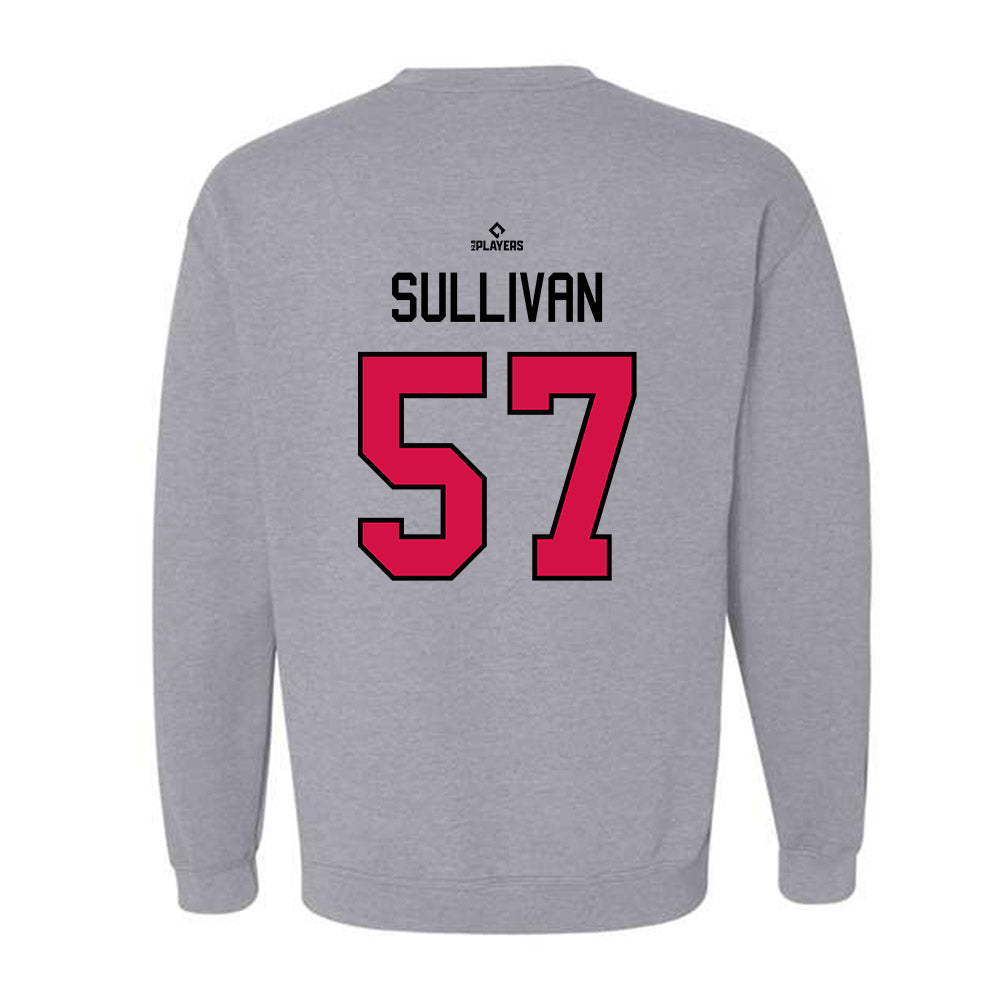 Albuquerque Topes - MILB Baseball : Sean Sullivan - Crewneck Sweatshirt-1