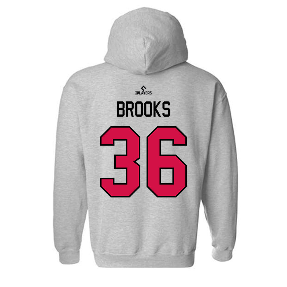 Albuquerque Topes - MILB Baseball : Jake Brooks - Hooded Sweatshirt-1