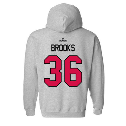 Albuquerque Topes - MILB Baseball : Jake Brooks - Hooded Sweatshirt-1