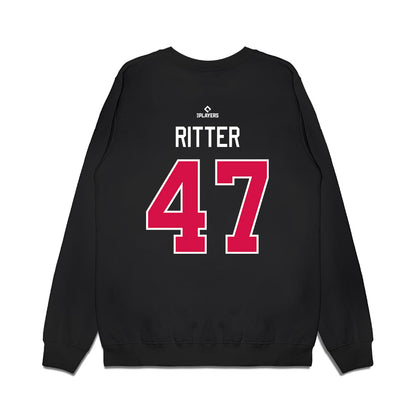 Albuquerque Topes - MILB Baseball : Ryan Ritter - Premium Crewneck Sweatshirt-1