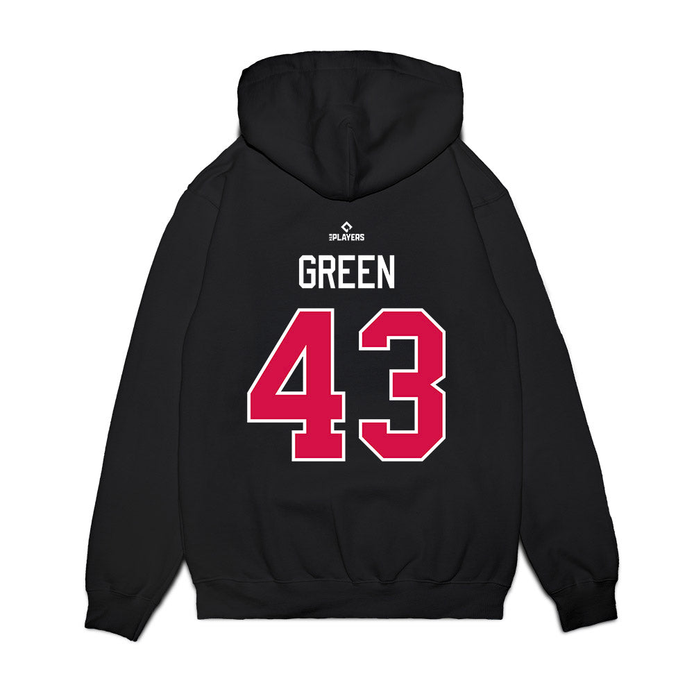 Albuquerque Topes - MILB Baseball : Mason Green - Premium Hooded Sweatshirt-1