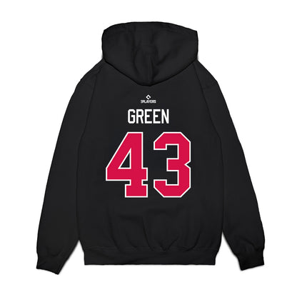 Albuquerque Topes - MILB Baseball : Mason Green - Premium Hooded Sweatshirt-1