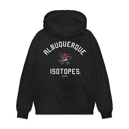 Albuquerque Topes - MILB Baseball : Case Williams - Premium Hooded Sweatshirt-0