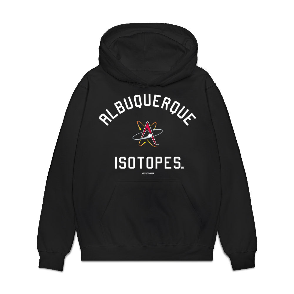 Albuquerque Topes - MILB Baseball : Jake Brooks - Premium Hooded Sweatshirt-0