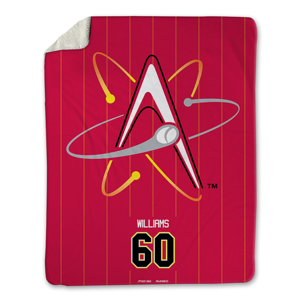 Albuquerque Topes - MILB Baseball : Case Williams - Blanket-0